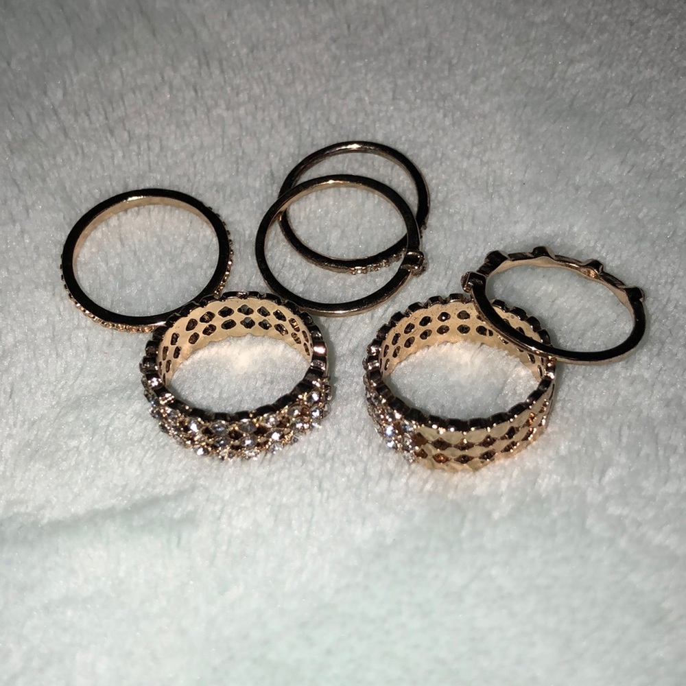 FREE W PURCHASE Assorted Stacking Rings - Picture 1 of 5